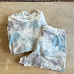 Free people tie dye sweat set